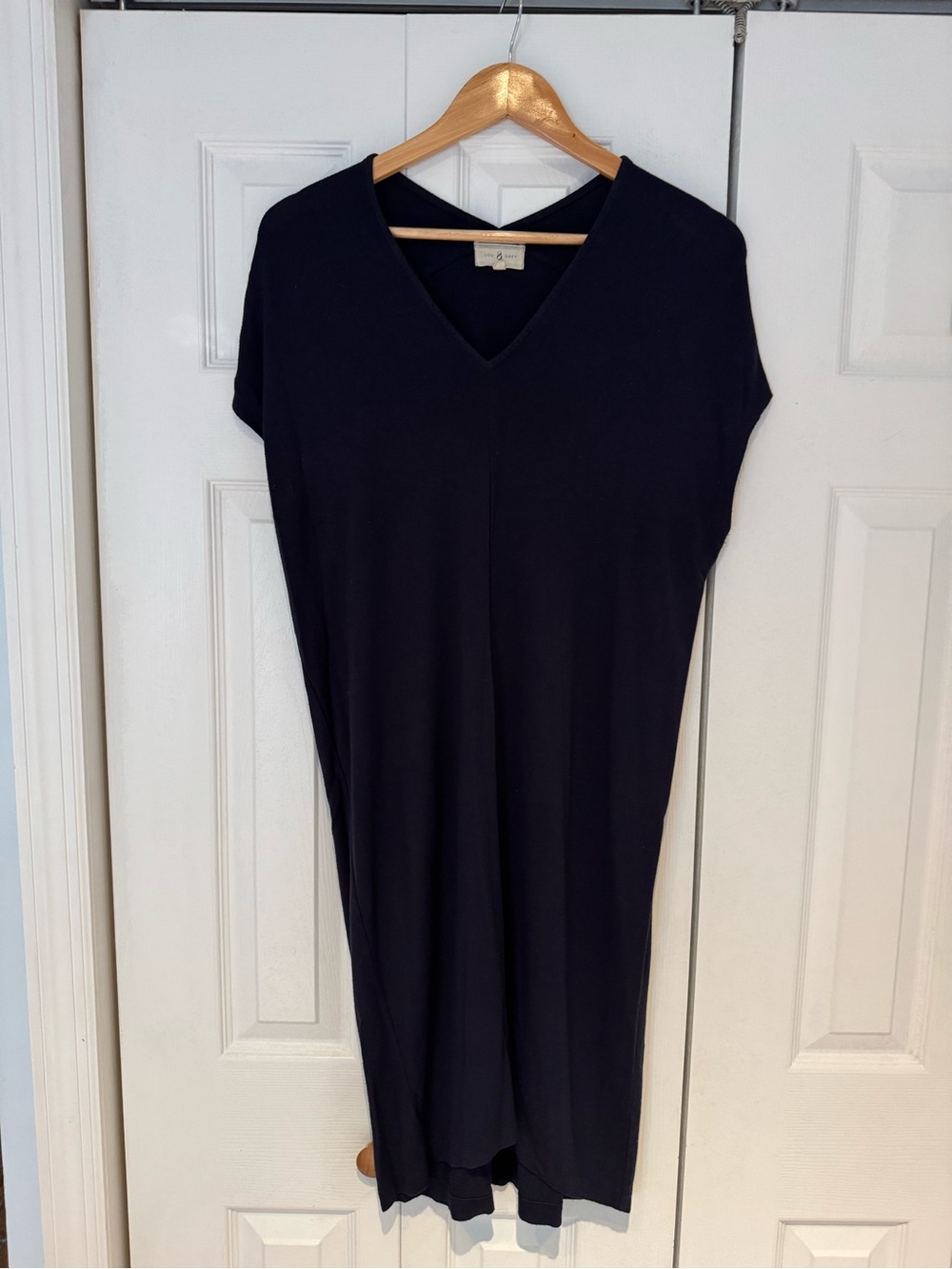 navy lou & grey v-neck dress